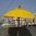 Yellow Balinese Umbrella Ø 90 Folding Mast