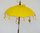 Yellow Balinese Umbrella Ø 90 Folding Mast