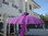 Purple Balinese Umbrella Ø180 Folding Mast