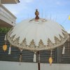 Cream Gold Balinese Umbrella Ø 90 Folding Mast