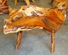 Teak Root Bench