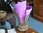Purple Cone  Lamp