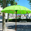 Balinese Umbrella Ø180 Green Folding Mast