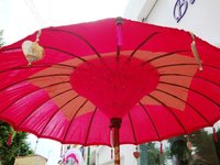 Sombrilla Balinesa Ø 250 Rosa