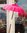 Pink Balinese Umbrella Ø 90 Folding Mast