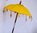 Yellow Balinese Umbrella Ø 90 Folding Mast