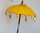 Yellow Balinese Umbrella Ø 90 Folding Mast