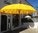 Yellow Balinese Umbrella Ø180 Folding Mast