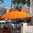 Orange Balinese Umbrella Ø180 Folding Mast