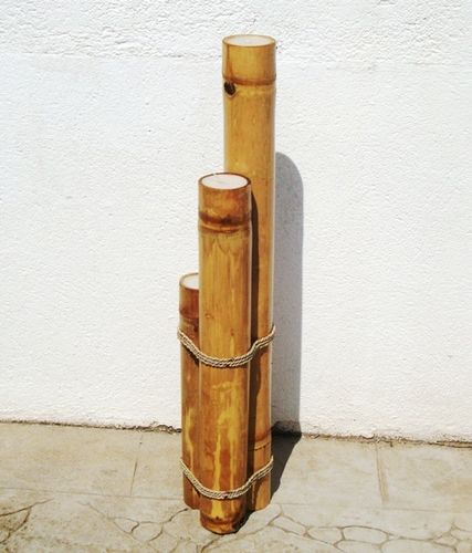 Conjunto Velas Bambú Natural G
