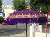 Purple De Luxe Balinese Umbrella Fringe