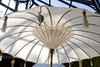 Cream Balinese Umbrella Ø 220 Folding Mast