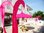 Pink Balinese Umbrella Ø180 Folding Mast