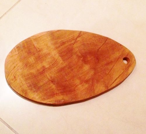 Tabla Cortar Oval Teca