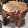 Teak Root Stool