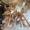 Square Teak Root Table