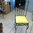 Yellow Iron Chair