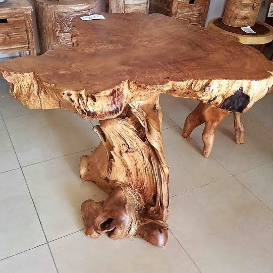 Www Balidekor Teal Root Dining Table