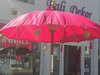 Pink Balinese Umbrella Ø 130 Folding Mast