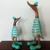 M Turquoise Duck in Boots