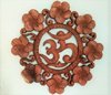 Mandala Frangipani Om Carving
