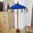 Aqua BlueTable Balinese Umbrella