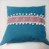 Turquoise Square Cushion