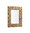 Rattan squares rope Mirror