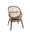 Oval Rattan Armchair