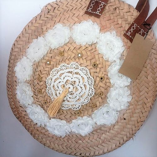 Bolso Redondo Blanco