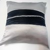 Grey Satin Cushion