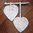 2 Hearts Macrame Decoration